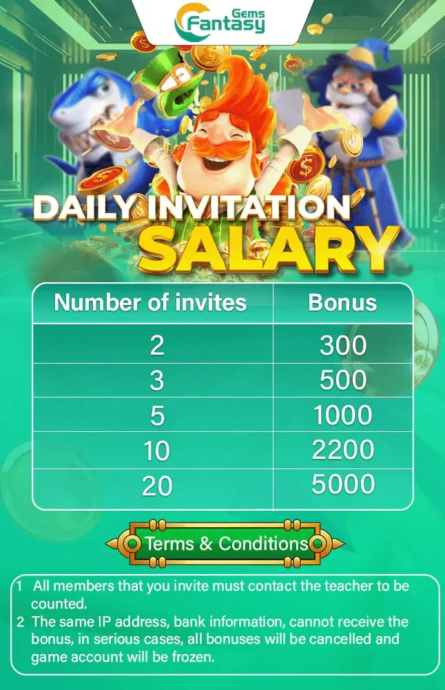 fantasy gems Daily Salary